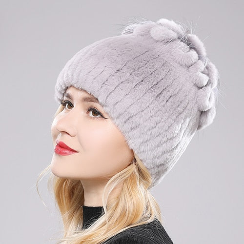 Winter Rabbit Elastic Knitted Caps - Robust Quality Store