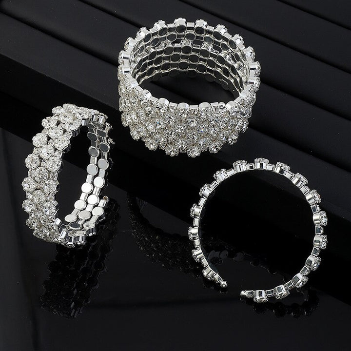 Luxury Crystal Rhinestone Stretch Elastic Wristband Bracelets - Robust Quality Store