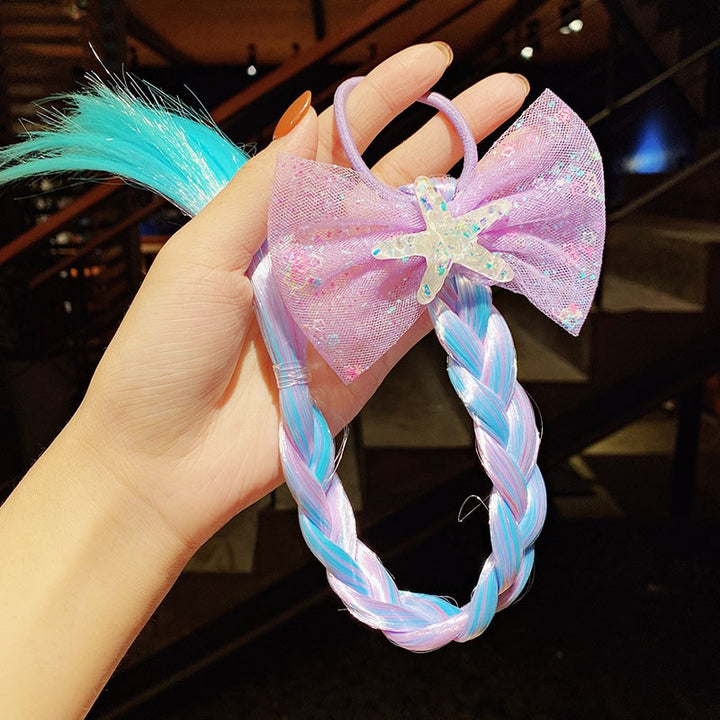 Girls Cute Cartoon Bow Butterfly Colorful Braid - Robust Quality Store