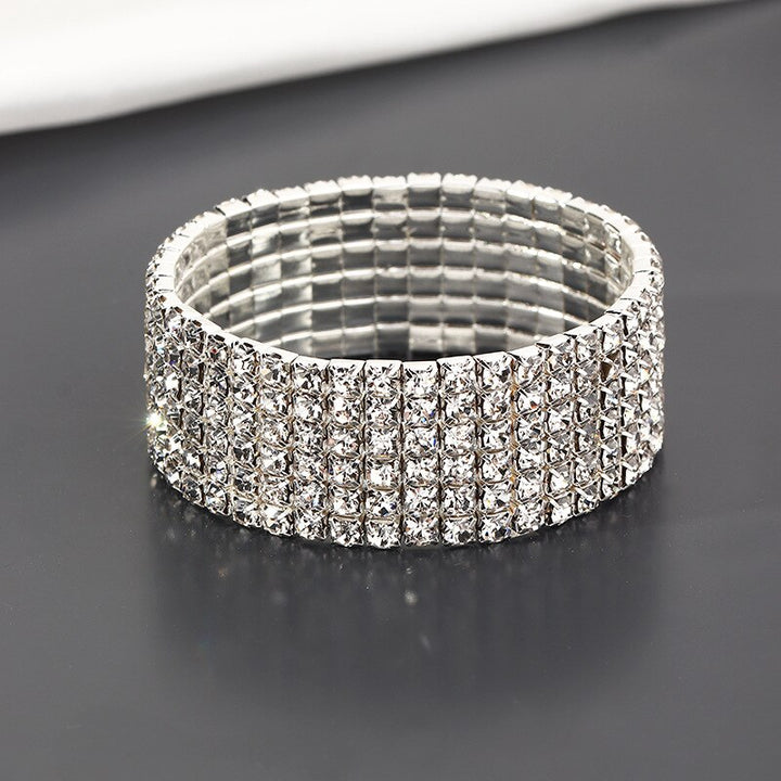 Luxury Crystal Rhinestone Stretch Elastic Wristband Bracelets - Robust Quality Store