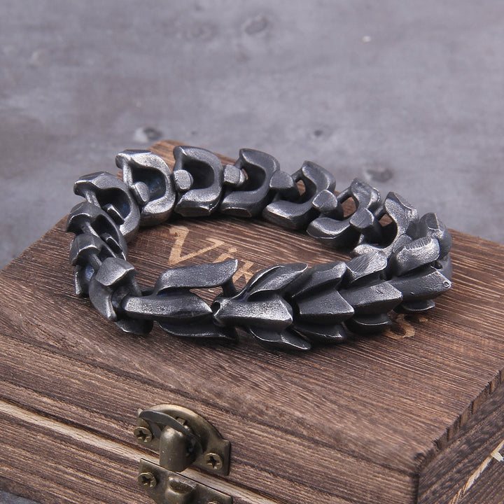 Viking Ouroboros Vintage Punk Bracelet for Men - Robust Quality Store