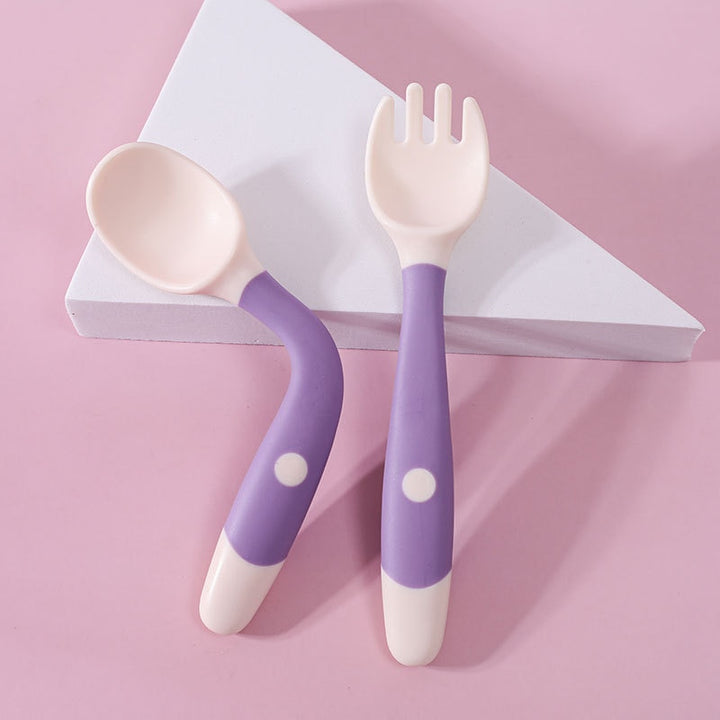 Soft Spoon & Fork Set for Babies - Robust Quality Store