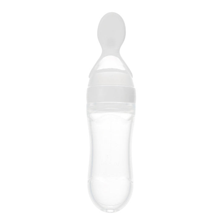 Squeezable Feeding Bottle with Spoon Attachment - Robust Quality Store