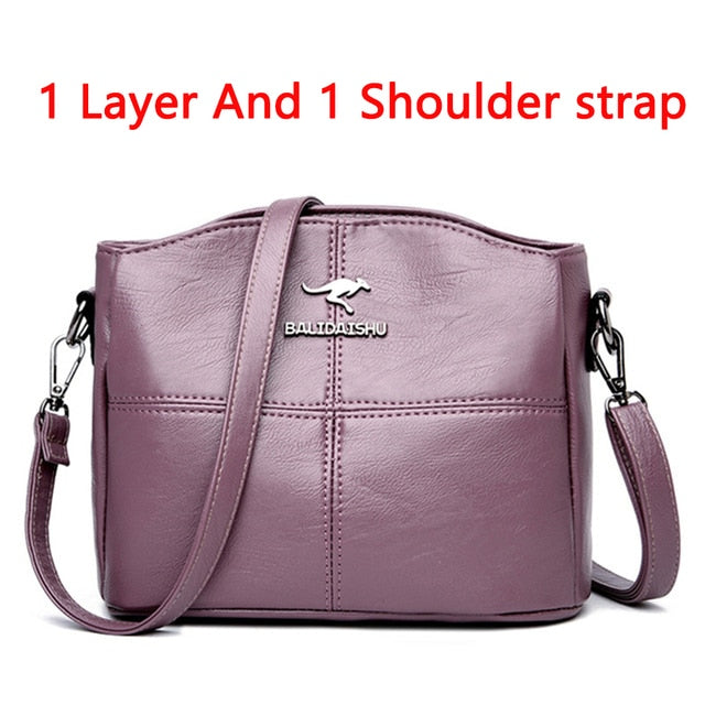 Magnificent Casual Leather Shoulder Bag - Robust Quality Store