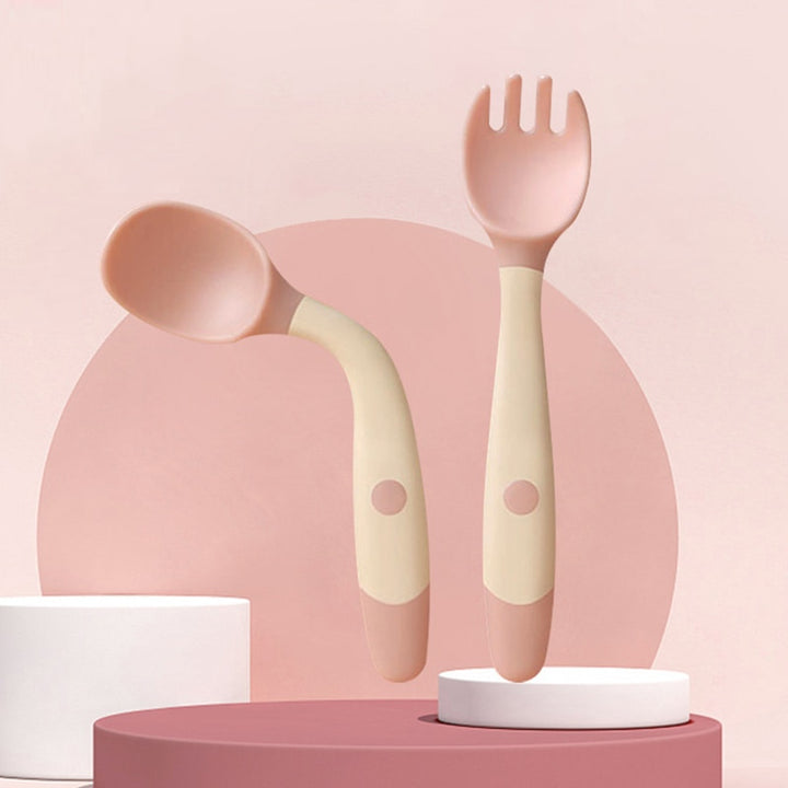 Soft Spoon & Fork Set for Babies - Robust Quality Store