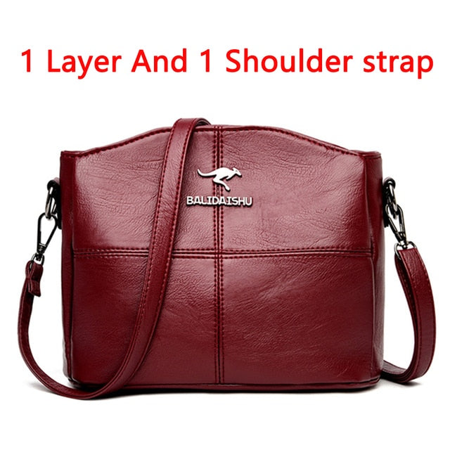 Magnificent Casual Leather Shoulder Bag - Robust Quality Store