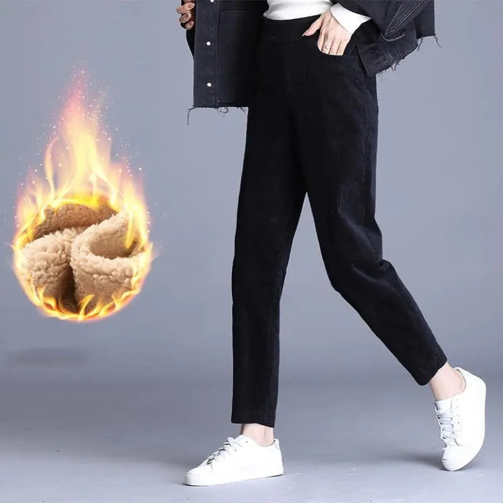 High Waist Korean Style Warm Pants - Robust Quality Store