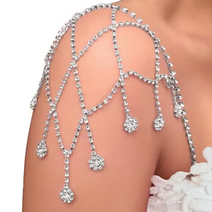 Glamorous Rhinestones Shoulder Strap for Dresses - Robust Quality Store