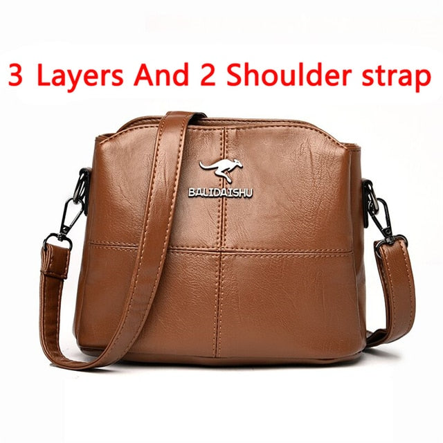 Magnificent Casual Leather Shoulder Bag - Robust Quality Store