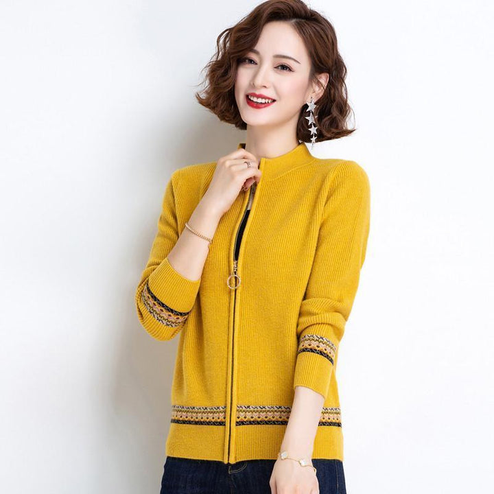 Stylish Embroidered Knit Cardigan - Robust Quality Store