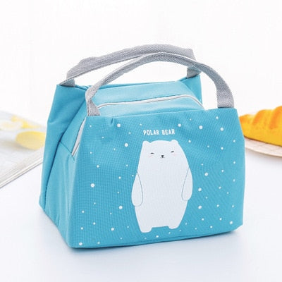 Cute Animals Insulated Lunch Bags For Children - Robust Quality Store