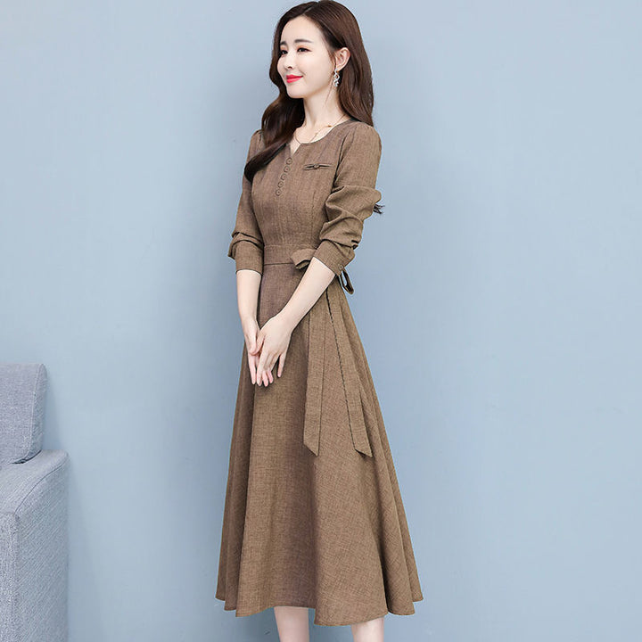 V-neck Elegant Denim Dress - Robust Quality Store