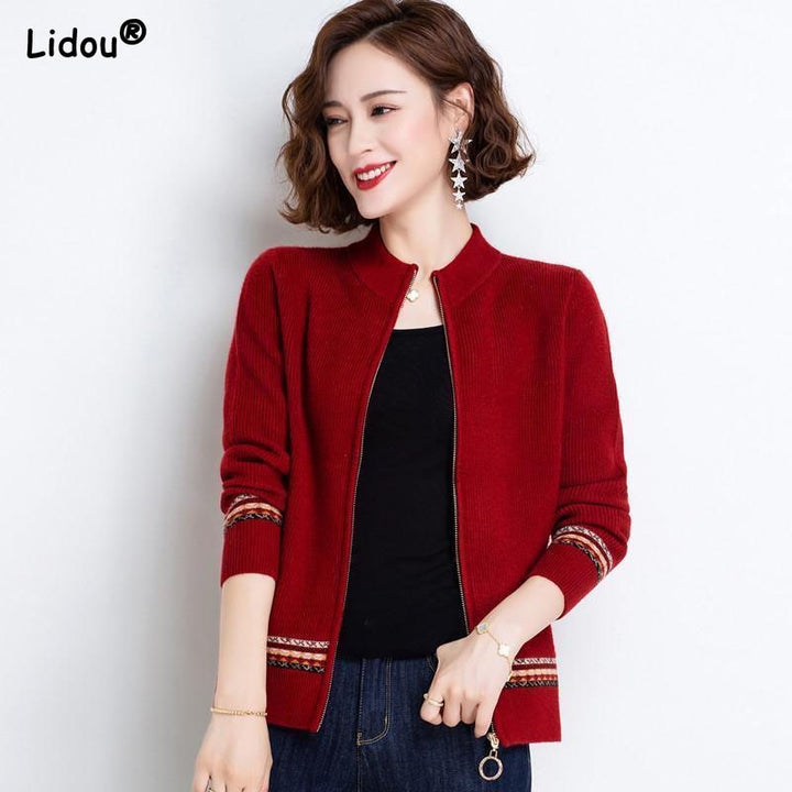 Stylish Embroidered Knit Cardigan - Robust Quality Store