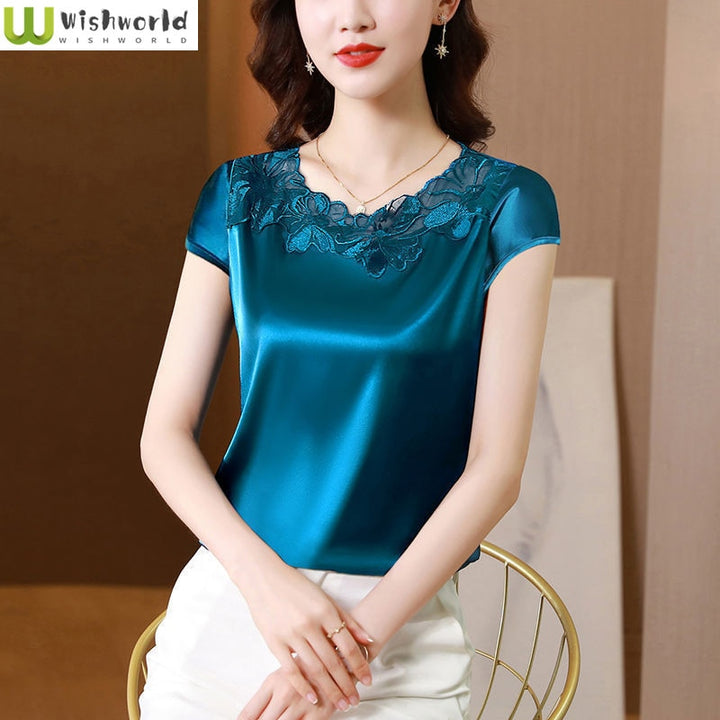 Short Sleeve T-Shirt Top Women's - Robust Quality Store