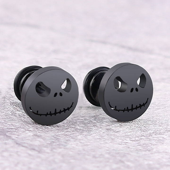 Unisex Round Halloween Stud Earrings - Robust Quality Store