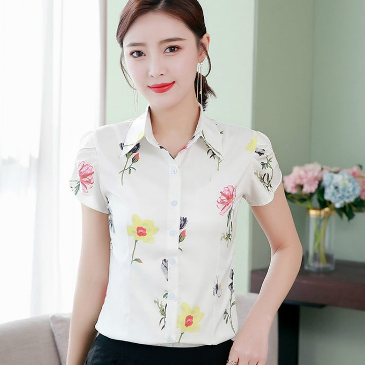 JFUNCY Office Ladies Blouse OL Clothes Tops - Robust Quality Store