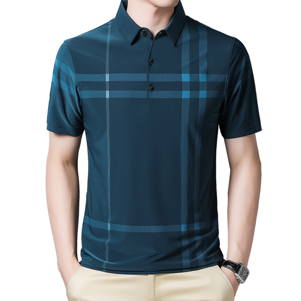 Summer Business Polo Shirt | Breathable Anti-wrinkle Short Sleeved - Robust Quality Store