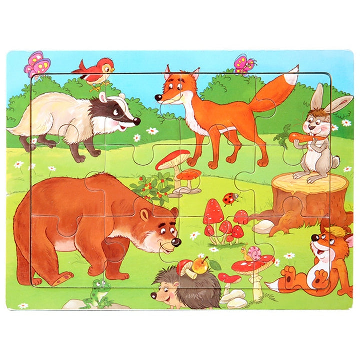 Kids Toy Wood Puzzle Wooden - Robust Quality Store