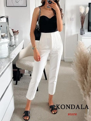 Fashion Trousers Office Wear Straight Pants - Robust Clothing Store