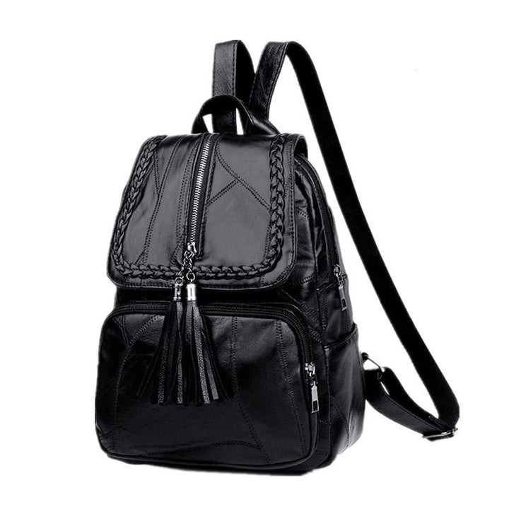 Girl's Casual Leather Backpack - Robust Quality Store