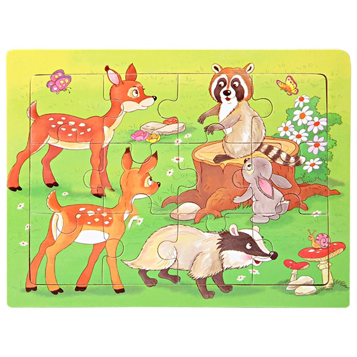 Kids Toy Wood Puzzle Wooden - Robust Quality Store