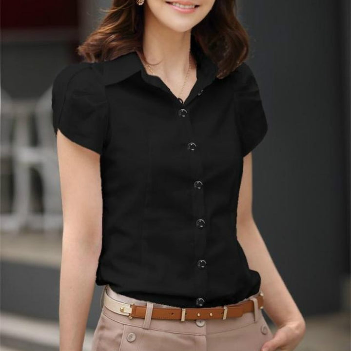 JFUNCY Office Ladies Blouse OL Clothes Tops - Robust Quality Store