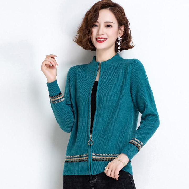 Stylish Embroidered Knit Cardigan - Robust Quality Store