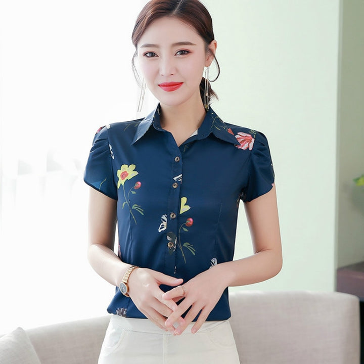 JFUNCY Office Ladies Blouse OL Clothes Tops - Robust Quality Store