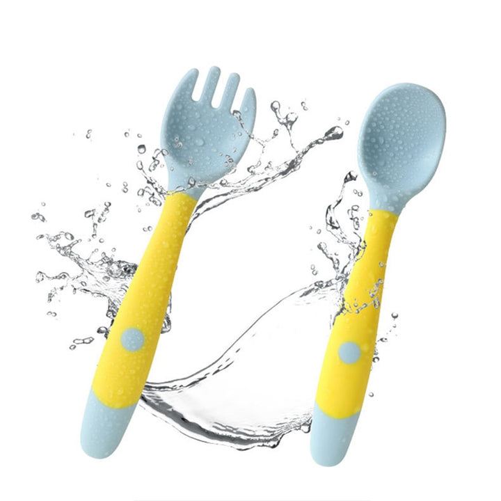 Soft Spoon & Fork Set for Babies - Robust Quality Store