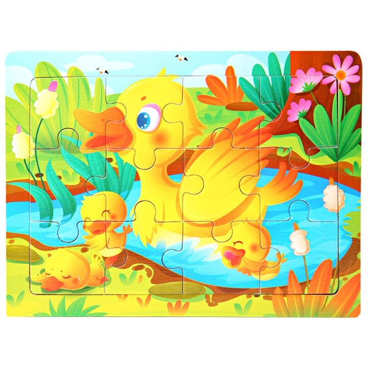 Kids Toy Wood Puzzle Wooden - Robust Quality Store